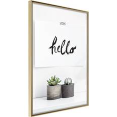 Artgeist Plakat Scandinavian Home 20 x 30 cm Guldramme Billede