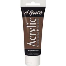 Kreul el Greco Acrylic Tube vandyckbraun 75 ml