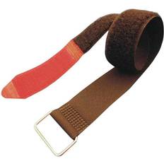 Fastech Burrebånd med Sele 350 mm x 16 mm Sort Rød