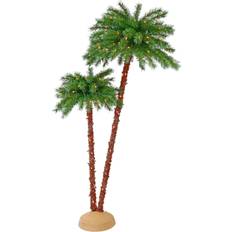 Artificial palm trees Puleo International 3.5 6 Foot Pre-Lit Artificial Palm Christmas Tree