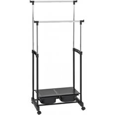 HAKU Möbel HAKU Möbel Rollgarderobe 44577 silber 71,0