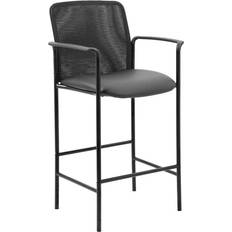 Casters Bar Stools Boss Office Products Office Products Contemporary Mesh Bar Stool