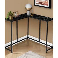 Console Tables Monarch Specialties Jan L-Shaped Metal Console Table