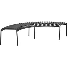 Hay Palissade Park Set of 2 Freestanding Anthracite Garden Bench