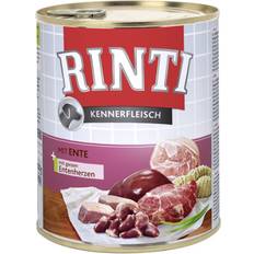 Hundefutter rinti Rinti Kennerfleisch Ente 800