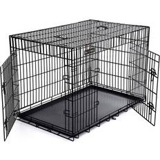 Animaux de compagnie vente Songmics Cage Pour Chien Pliable Feandrea XXL 122 x 74.5 x 80.5 cm - Plateau Amovible