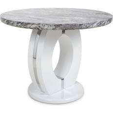 100.0 cm Mesas de comedor Shankar Neptune Grey Mesa de comedor 100cm