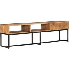 Marrone Panche vidaXL Porta 160x30x45 cm In Legno Massello Di Acacia Mobile TV