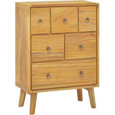 VidaXL Chest of Drawers vidaXL Solid Wood Teak Chest of Drawer