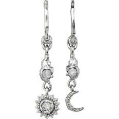 Maanesten Ember Earrings - Silver/Transparent