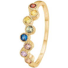 Dido Colour Ring - Gold/Multicolour