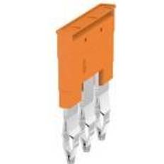 Electrical Accessories Weidmüller Querverbinder ZQV 6N/3 1985760000 Orange 60 St