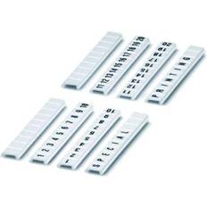 Forbici Phoenix Contact Zackband ZBF 3,5,LGS:1-10 0801406:0001 Segnamorsetti Bianco 10 pz