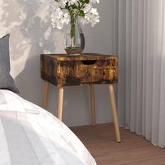 Wood Bedside Tables vidaXL Cabinet Bedside Table 40x40cm