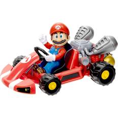 Toimintahahmot Nintendo Super Mario Movie Pull Back Racer with figure Mario