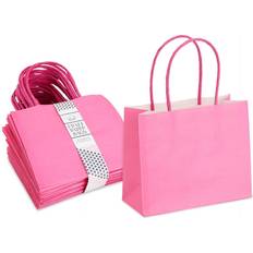Sparkle and Bash 50 Pack Mini Pink Gift Bags