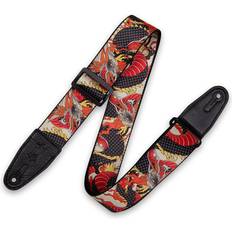 Levy's MPD2 Polyester Guitar Strap Japanese Traditional Dragon