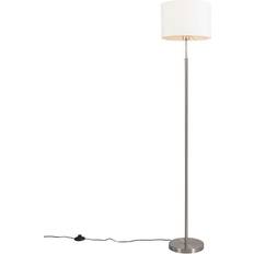 QAZQA Gulvlamper QAZQA Moderne hvid Gulvlampe