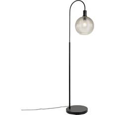 QAZQA svart rökglas Chico Golvlampa