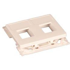 Dataudtag Opusfit For 2x Keystone Hvid 1m