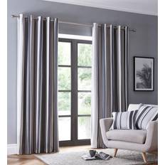 Portfolio Home Avenue Stripe Eyelet Curtain