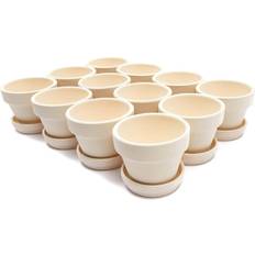 12 inch pots for plants Juvale 3 Inch 12 ct Clay Mini