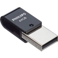 USB Micro-B Memorias USB Philips USB 2in1 64GB