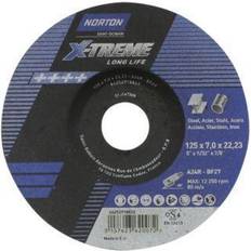 Norton Slibeplade Tilbehør til elværktøj Norton Skrubskive 125x7,0x22,23mm A24R-T27 NOR-X-Treme life