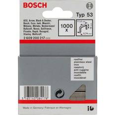 Bosch Fine Wire Staple Type 53 11.4x0.74x14mm 1000pcs