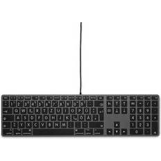 LMP USB Tastatur BIG mit Zahlenblock space grey DE