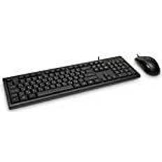 Tastatur & mus usb Inter-Tech KM-3149R Tastatur Mus USB QWERTY