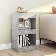 Grigio Scaffali per libri vidaXL Libreria/Divisorio Grigio Cemento 40x30x72 cm Scaffale per libri