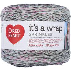 Red Heart Garn & Handarbetsmaterial Red Heart Red Heart It s A Wrap Sprinkles-Red Velvet