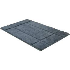 Blue Bath Mats Debel Slate Blue Bath Mat 50 x 80 cm Blue