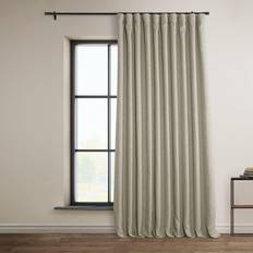 Exclusive Fabrics & Furnishings Half Price Drapes Extra Wide Linen Curtain 100 x 84