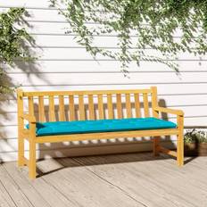 Textiel vidaXL Tuinbankkussen 150 x 50 x 7 cm Oxford Stof Turquoise