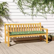 Textiel vidaXL Tuinbankkussen Bladpatroon 150x50x7 cm Oxford Stof