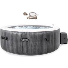 Hot Tubs Intex Inflatable Hot Tub 28441EP PureSpa Plus 6 Person Jet Spa & PureSpa Maintenance Accessory Kit