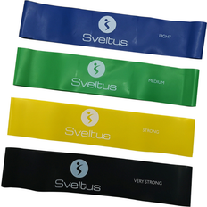 Bandes de Résistance on Black Friday sale Sveltus Bandes latex aerobic (x4) Noir