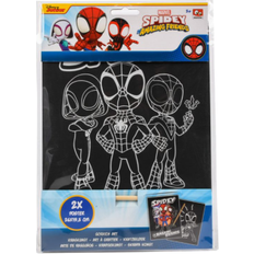 Spidey marvel Marvel Canenco Spidey Scratch Art 2pcs