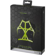 Plast Undertøj & Kostumer Sexlegetøj Ouch! Glow in the Dark BH Harness L/XL