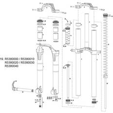 Rockshox Vorkveer Boxxer Jaune
