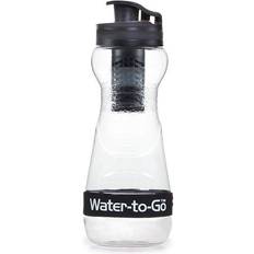 WatertoGo Trinkflasche, 50 cl, Schwarz