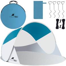 Trizand strandtelt 220x120x90cm turkis grå [Ukendt]