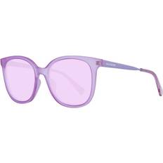 Womens Acetate Sunglasses Round Shape - Lilac
