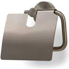 Blue Label Toiletrulleholder M/LÅG børstet nikkel