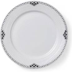 Royal copenhagen 27 Royal Copenhagen Sort Riflet Blonde Flat tallrik 27cm