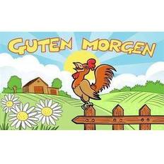 Fahnen & Zubehör Trends4cents Flagge GUTEN MORGEN 90 150cm
