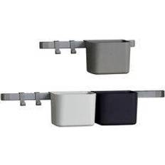 Leander Supporto Corto e Lungo 3 Portacandele Grigio Polveroso