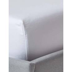 Textiles Homescapes Egyptian Cotton Fitted Thread Count Bed Sheet White